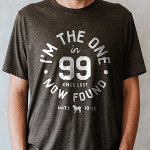 One in 99 Mens Christian Shirt | Mens Christian Gifts, Dad Gifts, Cool Christian Shirts for Men, Trendy Christian Shirts for Men