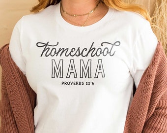 Homeschool Mama Women's Shirt | Homeschool Shirt, Homeschool Mom Shirt, Homeschool Shirts, Mom Shirts, Teacher Shirts, Christian Mom Shirts