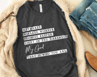 Waymaker Shirt | Womens Christian Shirts, Cute Christian Shirts, Cute Shirts for Christians, Cute Christian Girl Shirts, Trendy Christian