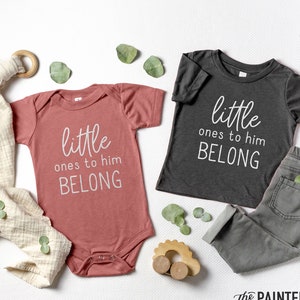 Little Ones to Him Belong Kids Shirt, Jesus Loves Me Shirt, Jesus Onesie®, Christian Kids Shirt, Jesus Kids Shirt, Christian Kids Clothes