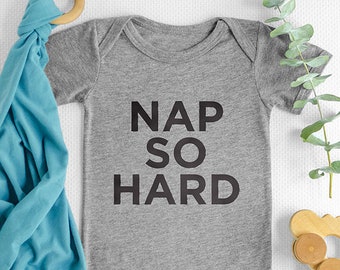 Nap So Hard Baby Onesie®, Cute Baby Onesie®, Baby Shower Gift, Funny Baby Onesie®, Baby Clothes, Baby Outfit, Gangsta Baby Onesie®