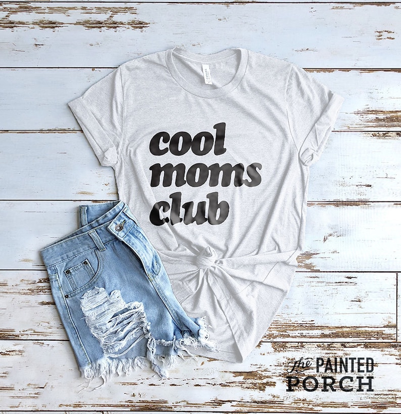 Camiseta del Club de Mamás Geniales, Camiseta Retro para Mamás imagen 1