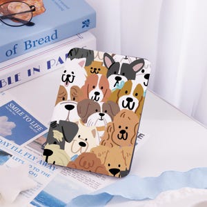 Cute Dog | E-Reader Kindle Cover for Bookish | Gift for Book Lover BookTok & Bookstagram | Paperwhite 1/2/3/4 th | New Kindle Colorsoft Case