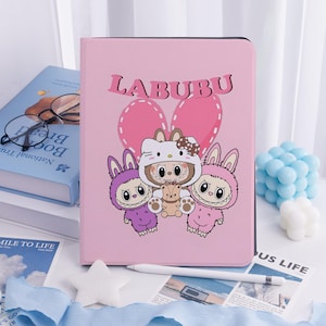 Cute Cartoon LabubuiPad Case for New iPad Pro 13 12 11 iPad Air 7/6 13" iPad Air 5 4 iPad 10/9th 2024  Stand iPad Mini 7 Cover with Pen Slot