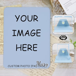 Custom iPad case with your own images, logo, photos, soft TPU back cover for iPad Air/Pro 13 11 M4 12.9 10.9 10.2 9.7 mini 6 2025 All Models