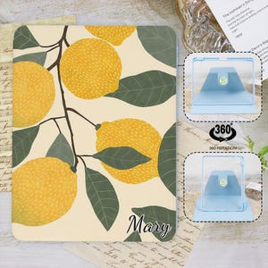 Cute Lemon Tree iPad Case, iPad Air/Pro/Mini Case, 10.9" iPad 10th Air 5th 4th, Pro 12.9" 11" inch, Mini 6 5 4 3 2 1, 9th Generation Case