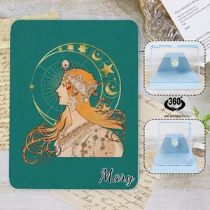 Tarot Goddess 360 swivel iPad Case Cover For 9.7"10.2"10.9"11"12.9",iPad Air 6 3 4 iPad Pro iPad 2022 2024 iPad mini 6 iPad 10th