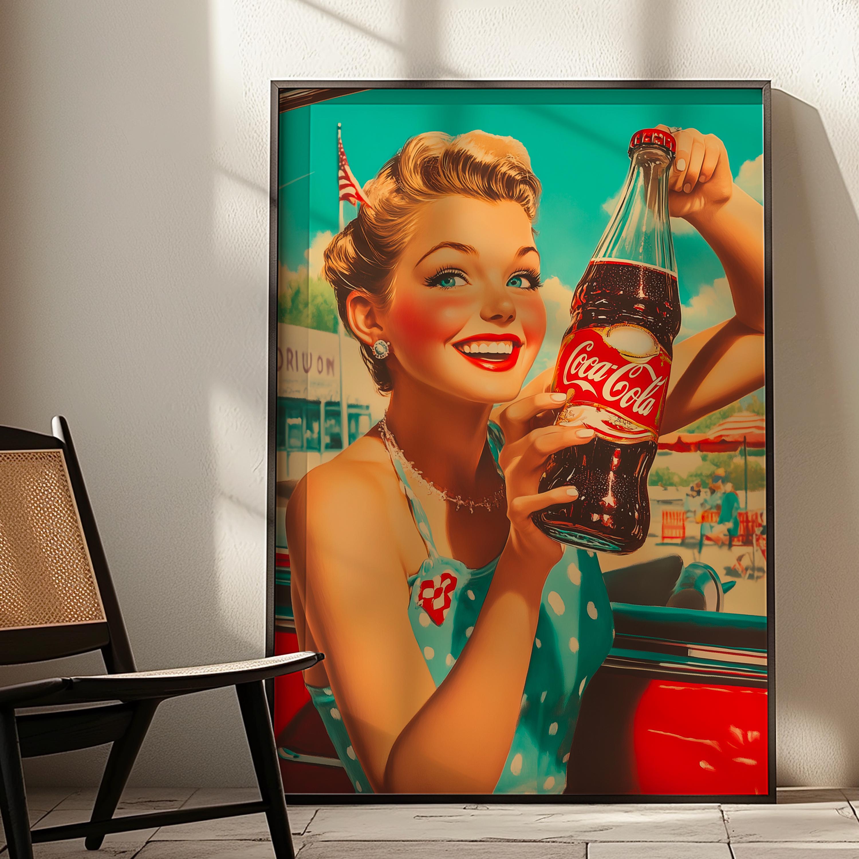 76年前の米国コカコーラ♠︎ピンナップガール♠︎ビンテージ♠︎40s 76年前の米国コカコーラ♠︎ピンナップガール♠︎ビンテージ