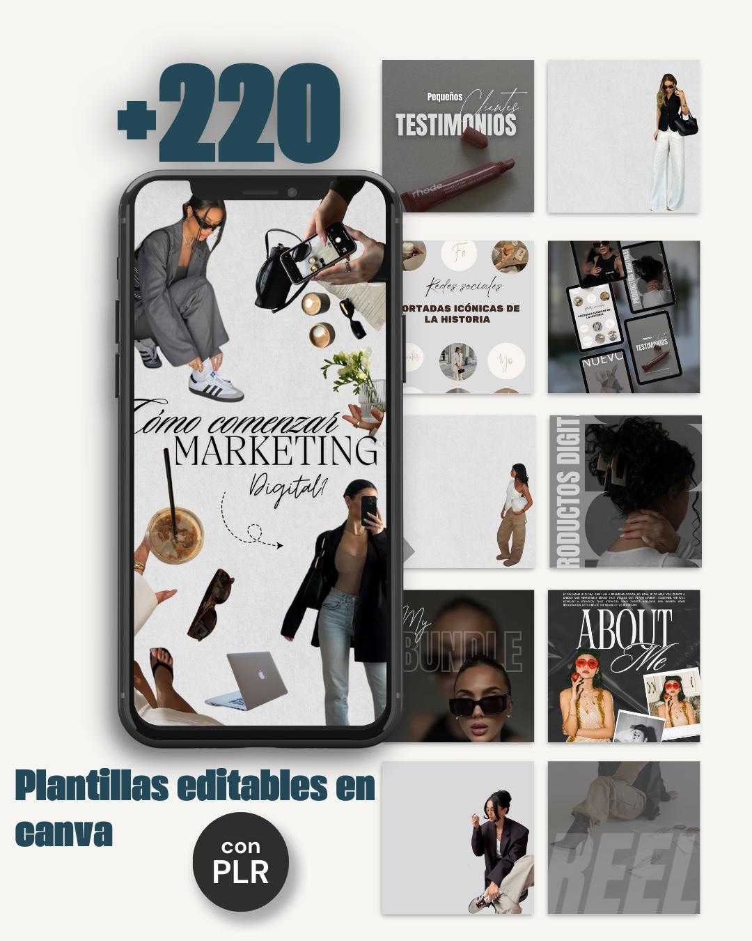 220 Editable Canva Templates Stories, Mockups, Testimonials, and More