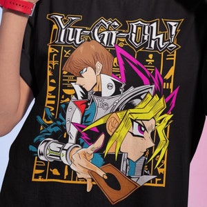 Unisex Heavy Cotton Tee Anime Duel King T Shirt Black