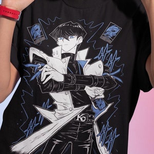 Anime Duel King T Shirt Black Unisex T-shirt Anime Kawaii, Anime Sweatshirt, Graphic Anime Tee, Unisex T-shirt