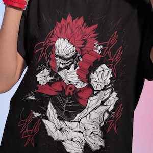 Red Anime Vintage Special T-shirt Unisex,Anime Manga Shirt, Eijiro Shirt,Anime Lovers Shirt,Graphic Anime ,Manga Shirt,Japanese Anime