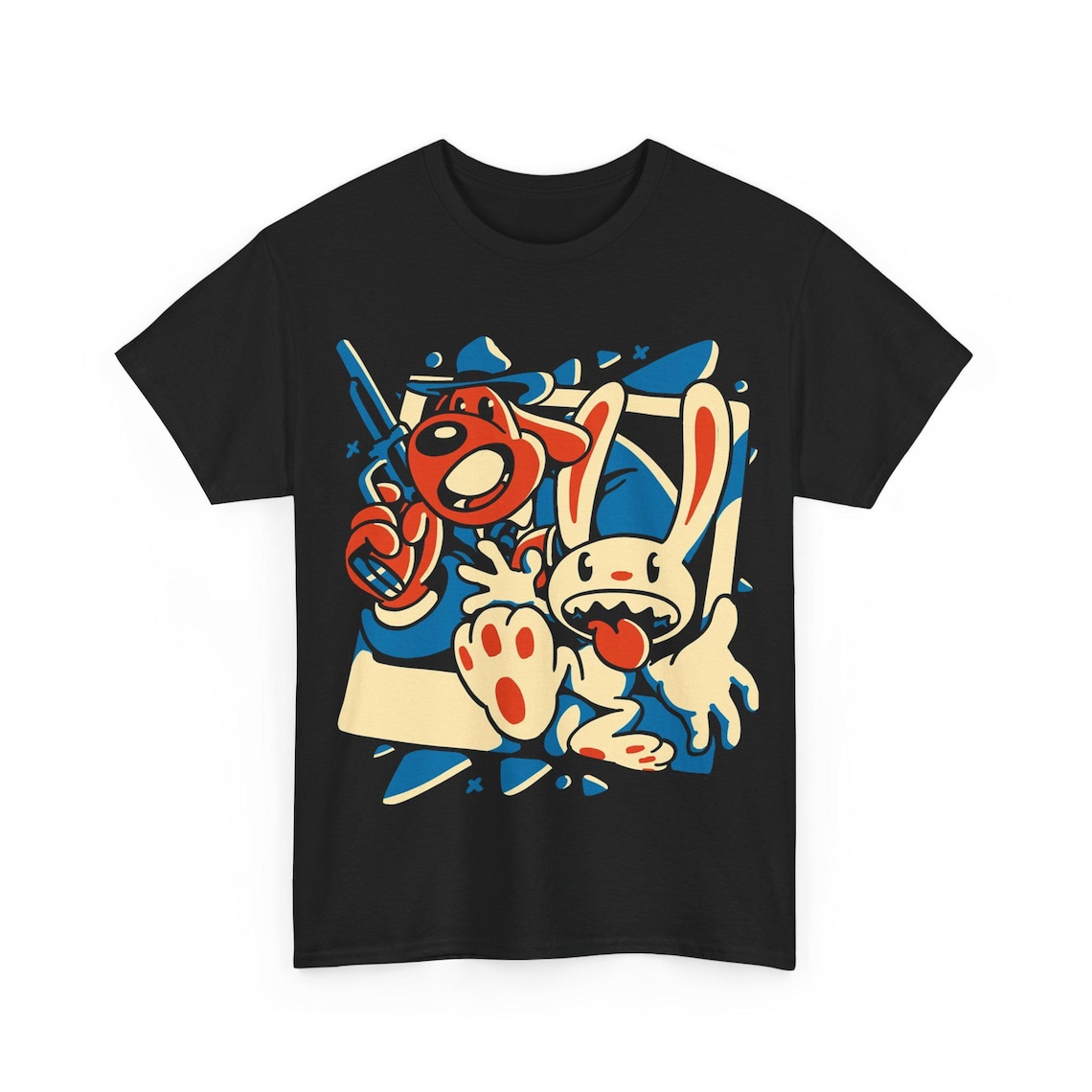 Sam and Max Gaming T-shirt, Retro Videogame Shirt - Etsy
