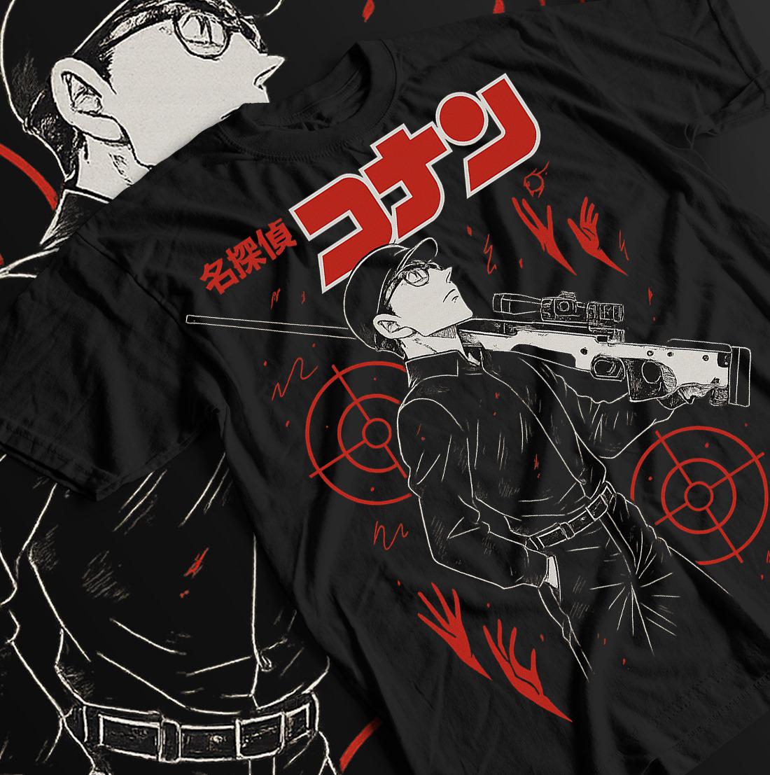 90年代ヴィンテージ 名探偵コナン アニメTシャツ、ユニセックスTシャツ