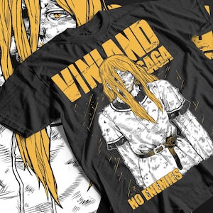 Vinland Saga T-Shirt,Thorfinn Shirt,No Enemis Vinland,Askeladd,Manga Shirt