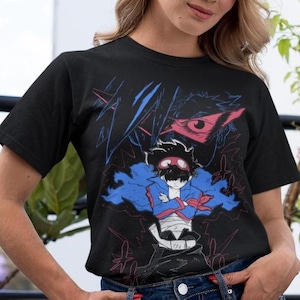 Anime T-Shirt Gurren Lagann Kamina for Fans, Unisex Tee Shirt Gift, All Sizes Available, Simon, PNG Design