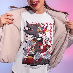 Shadow the Hedgehog T-shirt Heroes Tee Sonic Heroes Vintage Gift Shirt ...