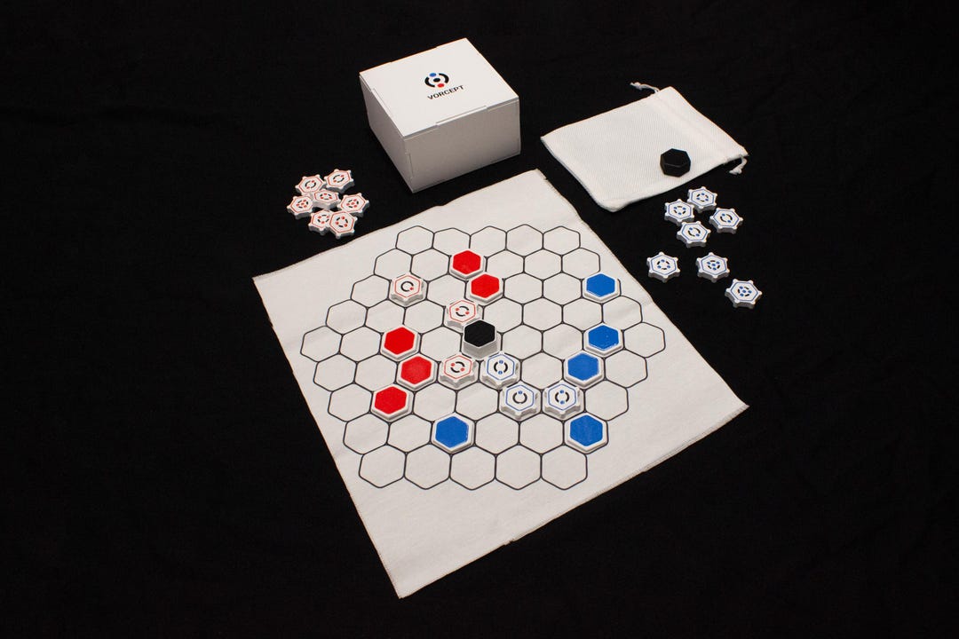 Vorcept Abstract Strategy Board Game | Tactical Duel With Modular ...