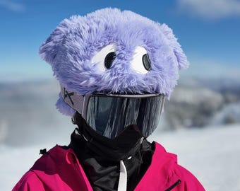 funny snowboard helmet ParaWild Frog Eyes Cover - Plush Helmet Decoration & Googly Eyes for Kids & Adults | Fits Any Ski, Snowboard, Bike, or Skate Helmet COOLCASC Turtle Helmetcover. Funny Helmet