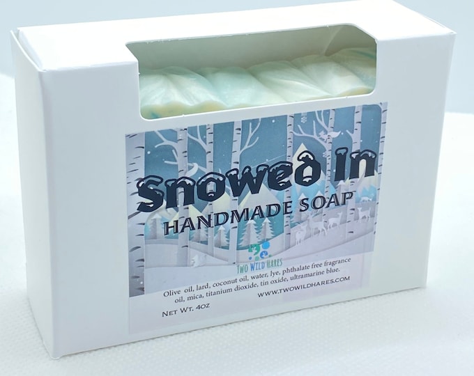 SNOWED IN, Cherry, Lime and Citrus, Handmade Soap, 4oz, Two Wild Hares, Natural Soap