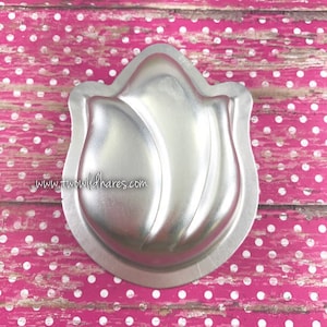 TULIP Bath Bomb Mold, Metal, 4&quot;x3&quot;