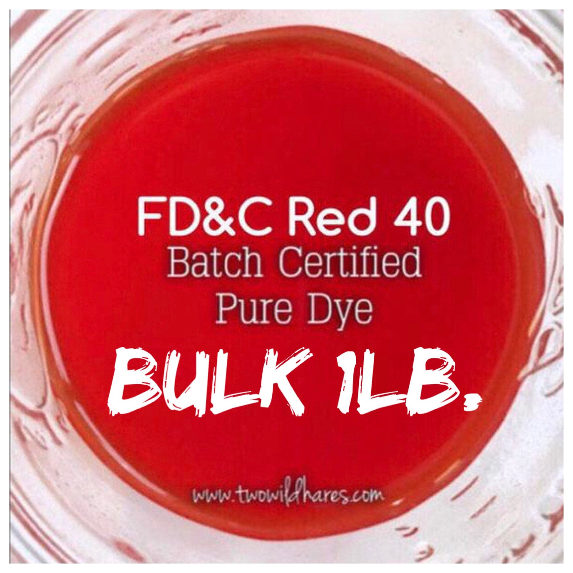 1lb Bulk BLOOD ORANGE Bath Bomb DYE, Fd&c Red 40, 89-94%, Batch Certified,  Powdered Water Soluble Colorant, Two Wild Hares