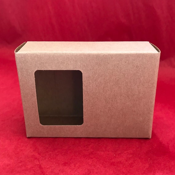 25KRAFT Window Boxes 100 Recyclable 2 9/16 X 3 Etsy