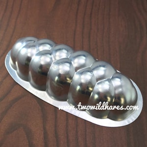 TUB TURD Bath Bomb Mold, 5 1/2&quot; L x 2 1/8&quot;W Metal, Two Wild Hares
