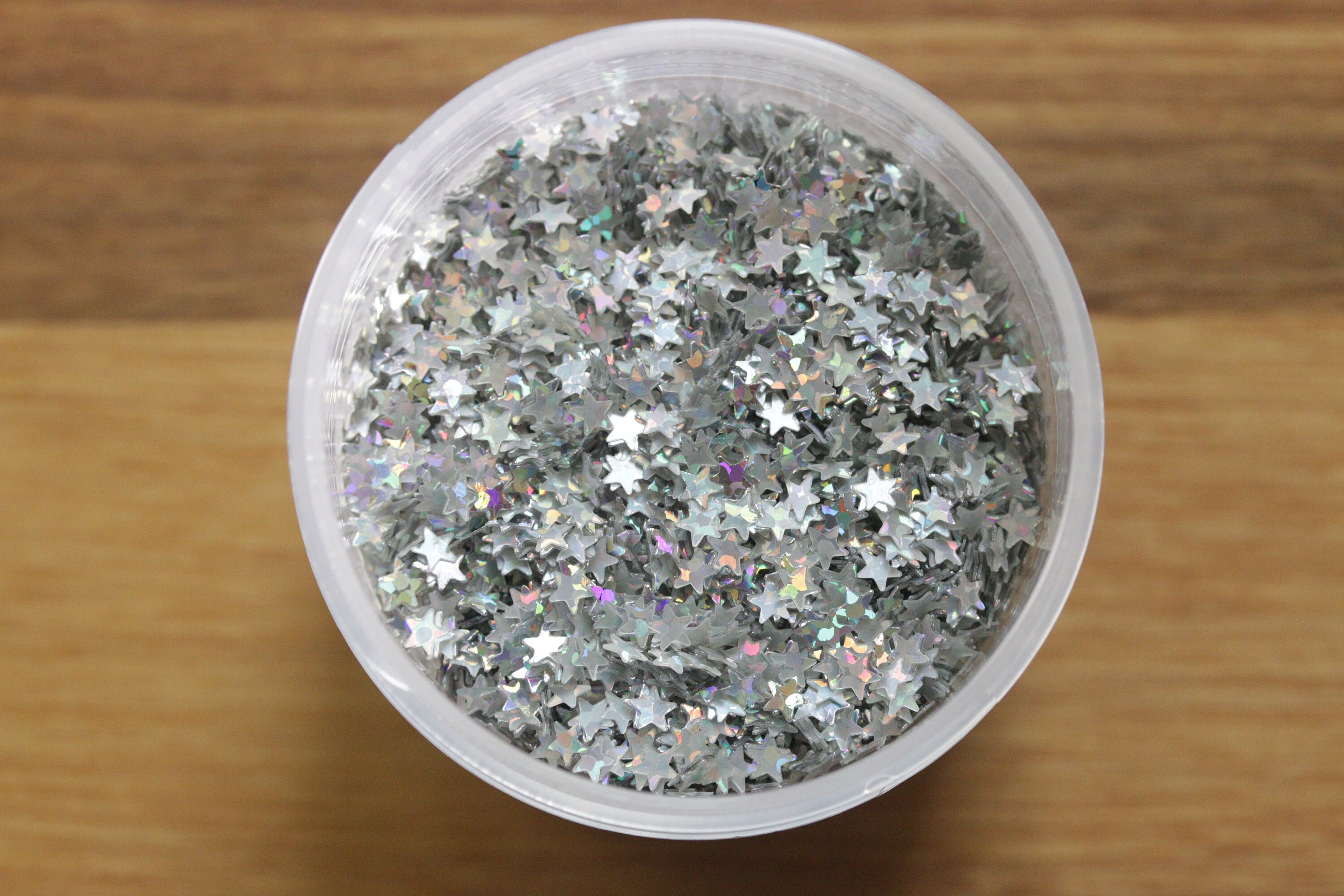 Holographic Star Biodegradable Glitter, Made in the USA, Non Toxic