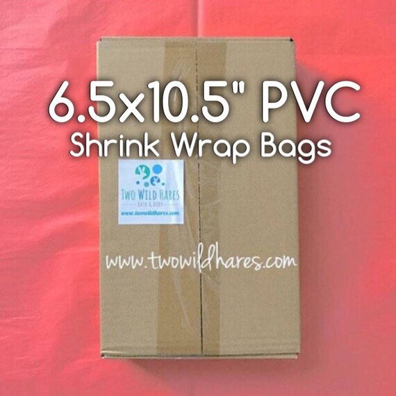 500-PVC 6.5x10.5 LARGE Shrink Wrap Bags 80g Fits 