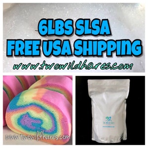 6lbs SLSa Eco-certified Surfactant, Lathanol, LAL Coarse, Sodium Lauryl Sulfoacetate, Bubbles, Bath, DIY, Two Wild Hares