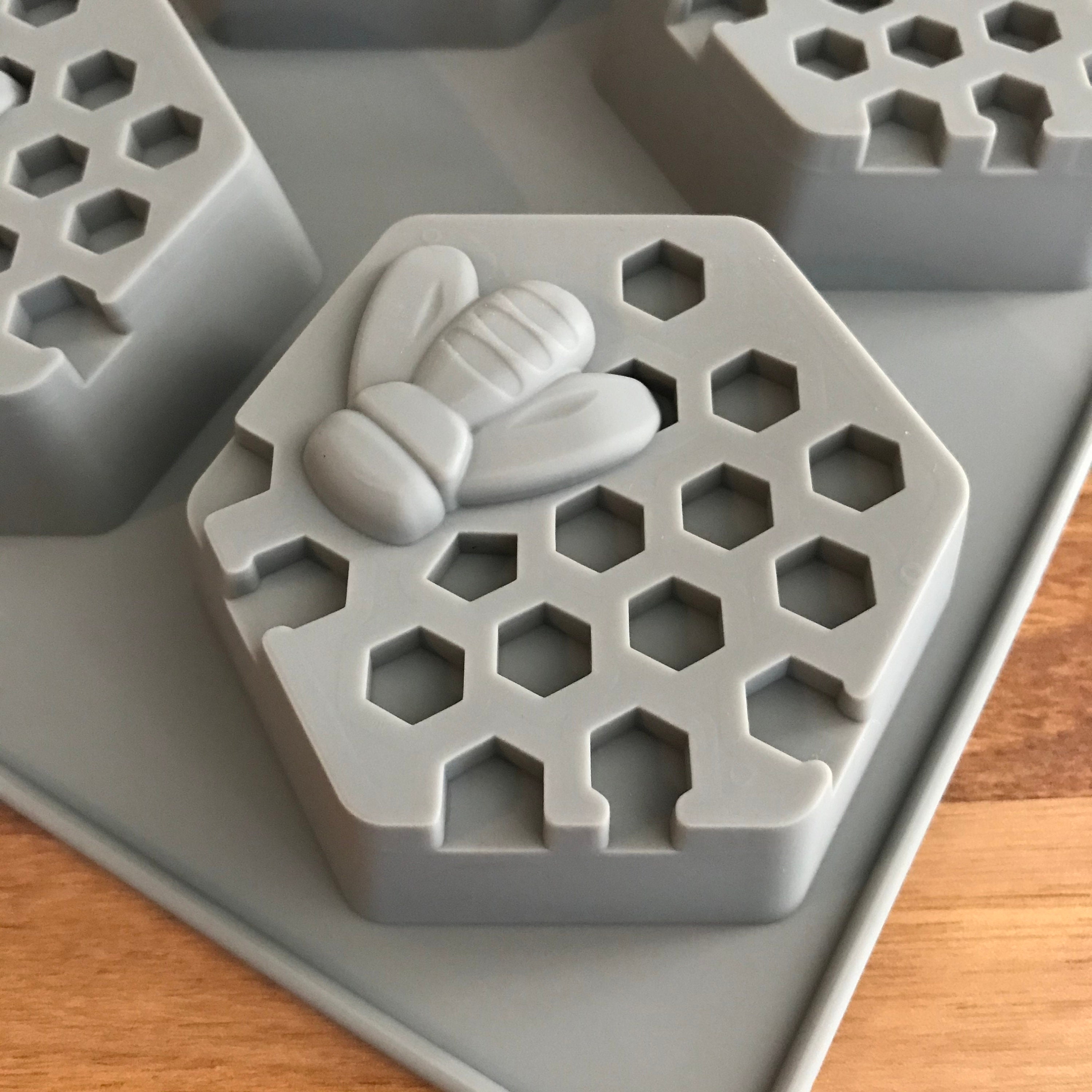 Bees & Honeycomb Silicone Mold – Charmedtreats