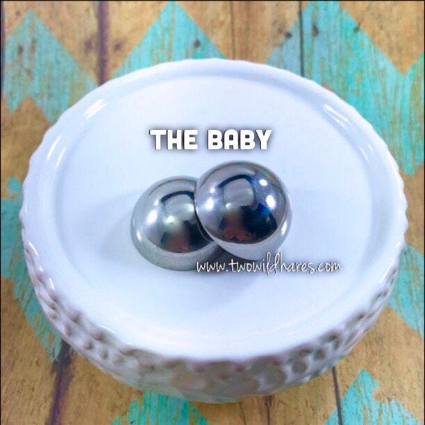1″ THE BABY Bath Bomb Mold, 25mm, Heavy Duty, Stainless Steel