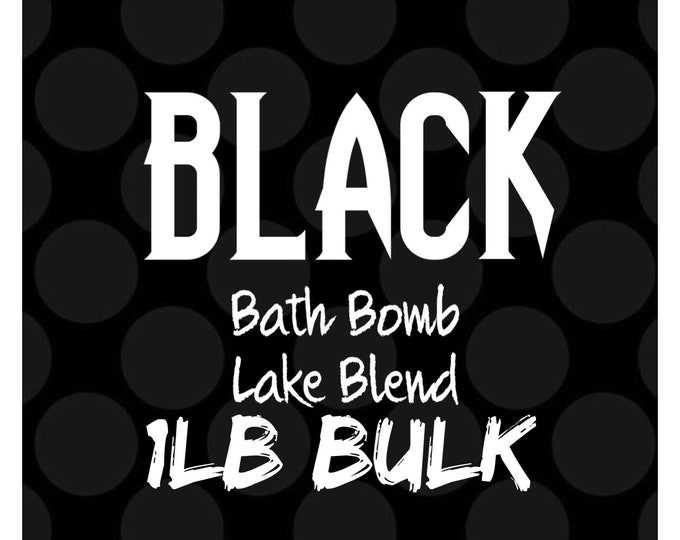 1lb Bulk BLACK Bath Bomb Lake Dye Blend, High Dye %, Cosmetic Colorant, Batch Certified, Container Packaging, Free US Ship, Two Wild Hares