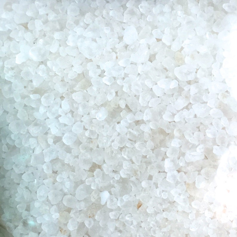 12lb COARSE SEA SALT Solar Evaporated Natural Bath Salt Etsy