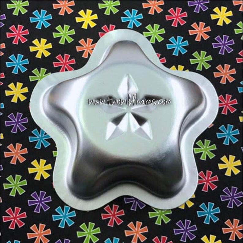 Two Wild Hares 4 Different Metal Star Molds ALL THE STARS Bath Bomb /& Baking Mold Set
