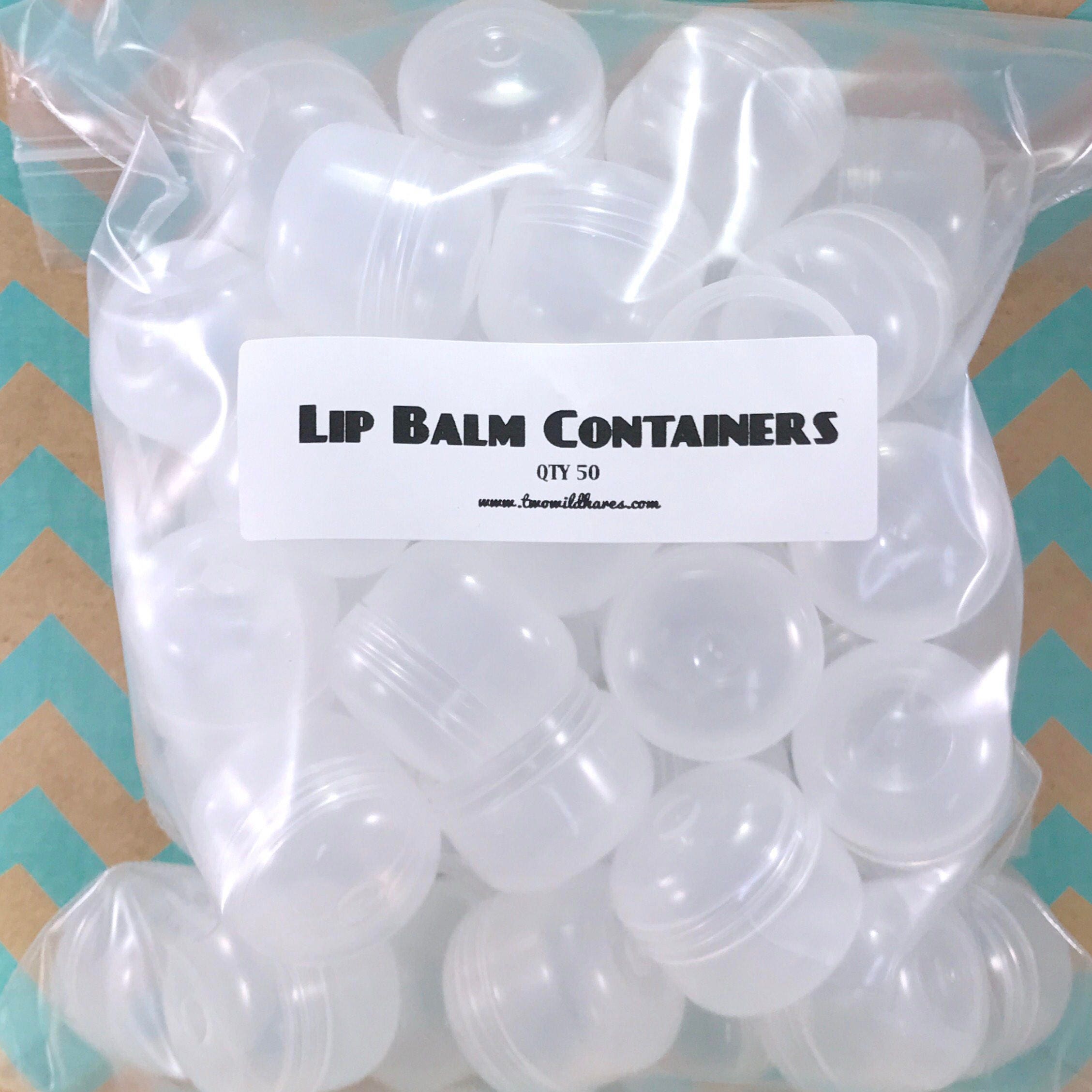 50 BUBBLE LIP BALM Containers, Fill With Lip Balm, Cuticle Butter