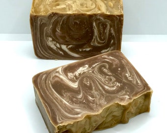 SPICED CARAMEL PUMPKIN Handmade Soap, Cold Process, 4.25oz, Two Wild Hares