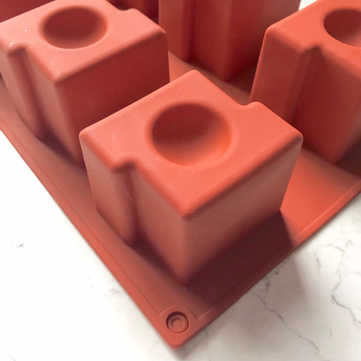 Silicone Baking Mold Cube 4.27 oz SMF-098 - eCakeSupply