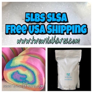 5lbs SLSa Eco-certified Surfactant, Lathanol, LAL Coarse, Sodium Lauryl Sulfoacetate, Bubbles, Bath, DIY, Two Wild Hares