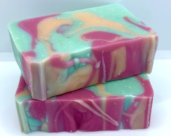 6-pack SUPERNOVA, FREE SHIPPING Handmade Soap, 4oz, Two Wild Hares, Tropical, Natural Soap