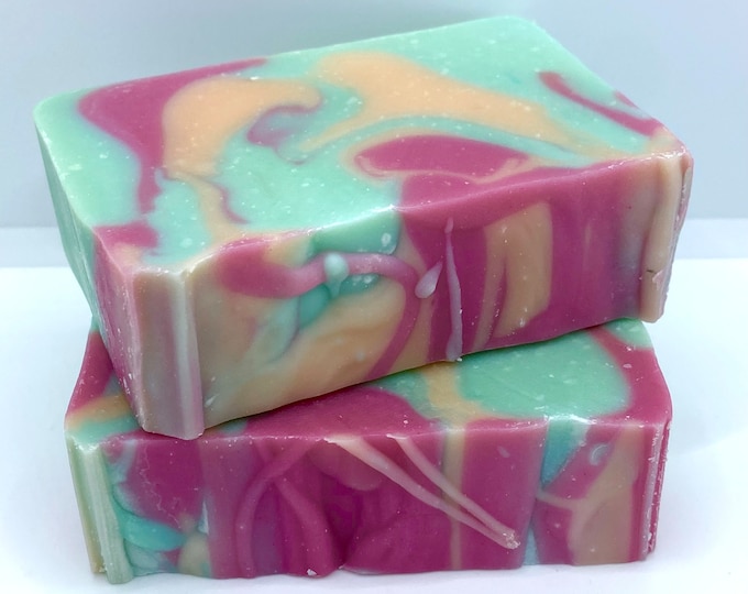 SUPERNOVA Handmade Soap, 4oz, Two Wild Hares, Tropical, Natural Soap