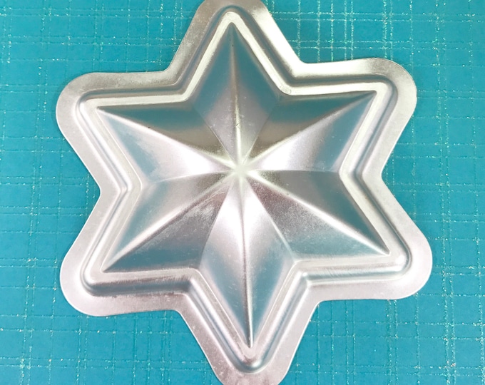 STAR OF DAVID Bath Bomb Mold, Six Point Star Metal, Hexagram, 4 3/8" x 1 1/8", Two Wild Hares