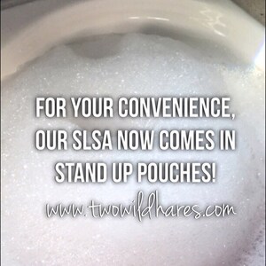 6lbs SLSa, Eco Certified Surfactant, Lathanol, Sodium Lauryl Sulfoacetate, LAL Coarse Powder, Bubbles! Free Usa Ship,Two Wild Hares image 3