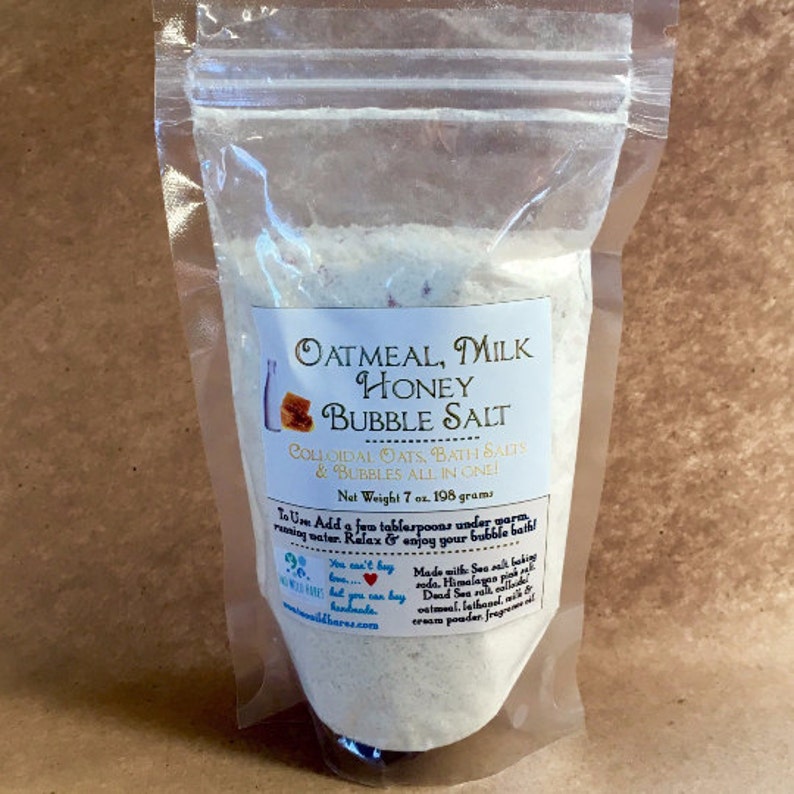 DIY Bubble Bath Salt, Bath Tea, Milk Bath and Bonus Bling Salt Recipe & Tutorial, Lots of Recipes in One Guide, Step By Step, Two Wild Hares image 9