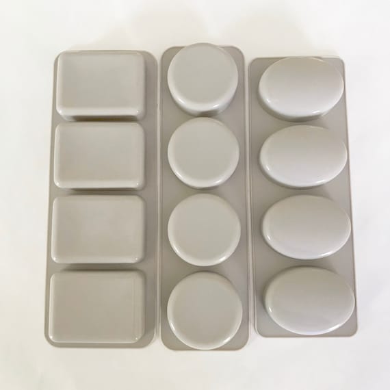 Set Di 4 Stampi In Silicone Per Sapone Walfos - 6 Cavità Rettangolari