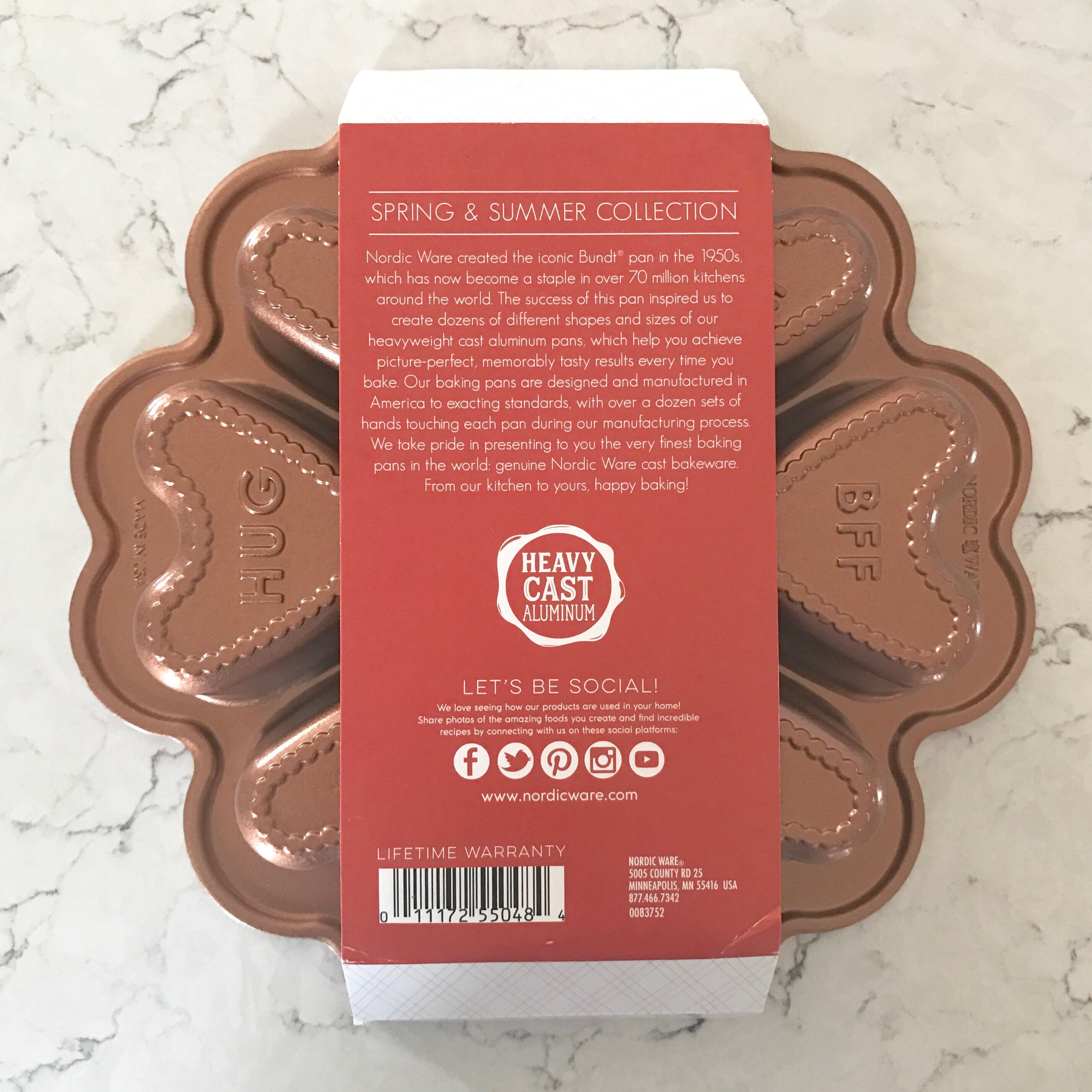 Nordic Ware's Heart-Shaped Bundt Pans for Valentine's Day