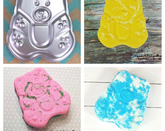 GUMMY BEAR Bath Bomb & Baking Mold, 3 1/2", Makes About 5oz Bomb, Kid Mold, Two Wild Hares