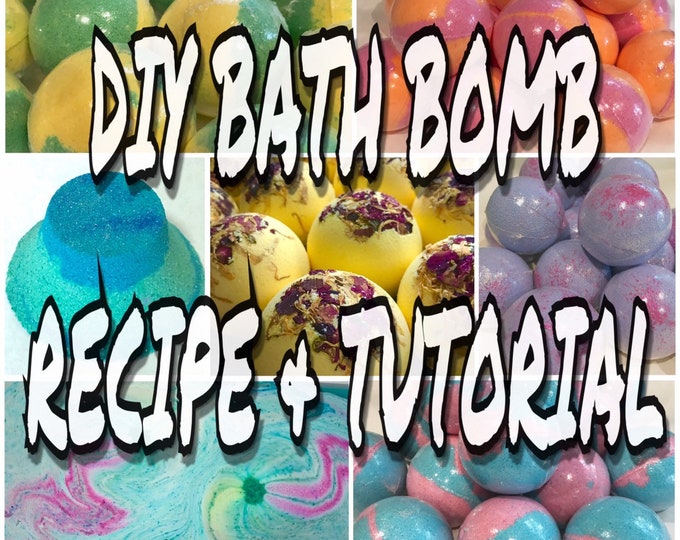 DIY BATH BOMB Recipe & Tutorial Guide, Bath Bomb Making, Step By Step, Two Wild Hares