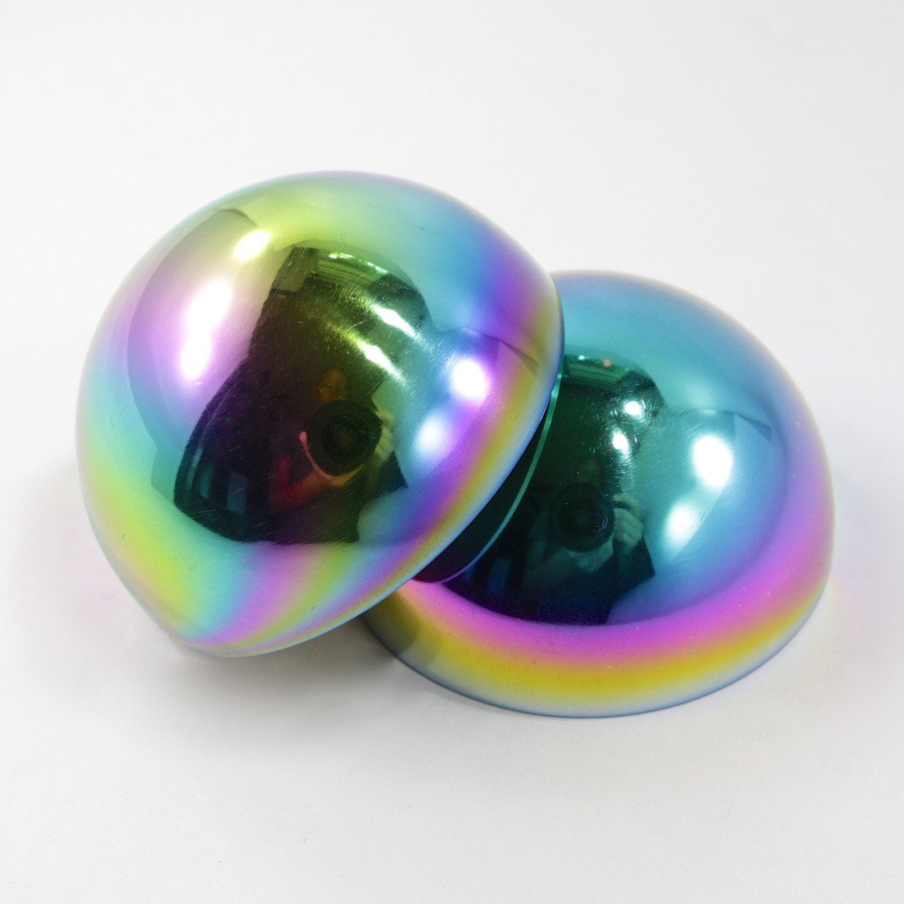 3.15 RAINBOW HOLOGRAPHIC Bath Bomb Molds, 80mm, Heavy Duty